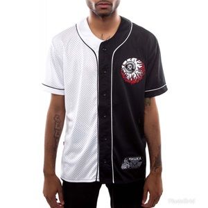 Black and white Mishka jersey